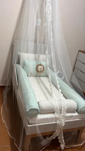 Dossel + Cortinado em Renda Guipir