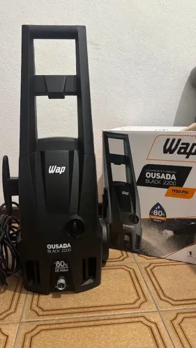 Lavadora de Alta Pressão WAP Ousada Black 2200 + Canhão de espuma Snow Foam + Adaptador