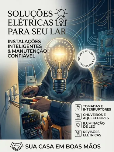 Faço elétrica residencial e manutenção