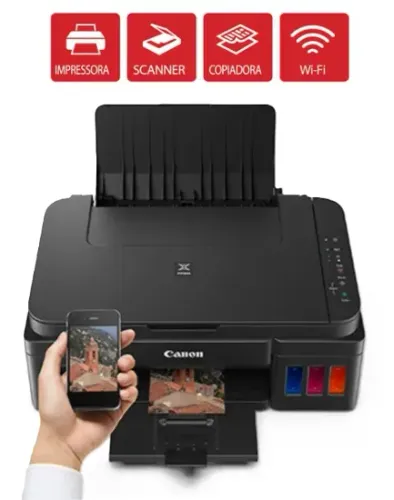 Impressora Multifuncional Canon (Tanque com WIFI) - Funcionando
