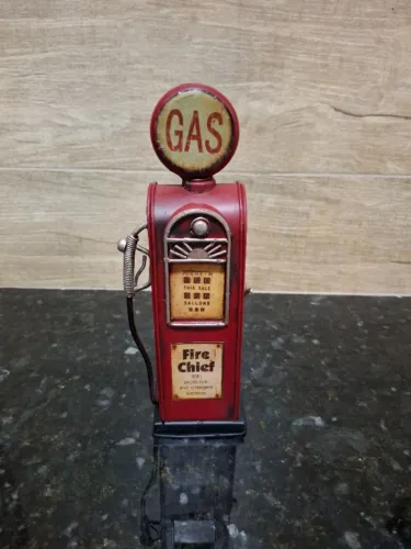 Colecionador BOMBA COMBUSTÍVEL VINTAGE 24CM