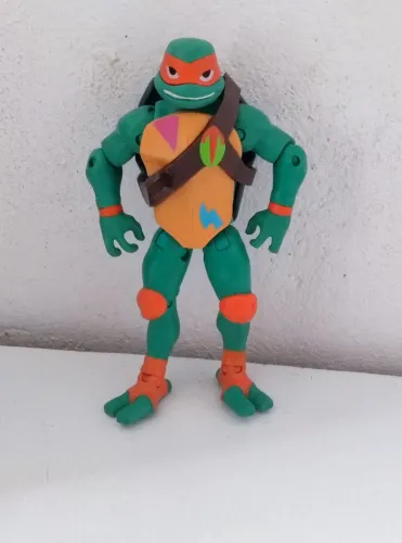 Boneco Michelangelo Tartarugas Ninja Rise Of The TMNT Playmates