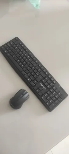 Teclado e mouse sem fio 