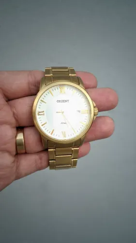 RELÓGIO ORIENT MASCULINO DOURADO - ESTILO CLÁSSICO