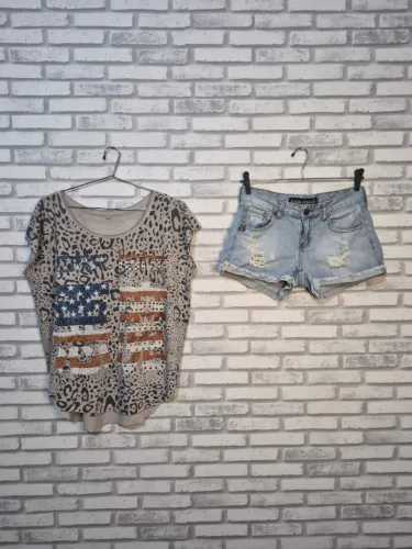 Camiseta e Short John John Destroyed, 36