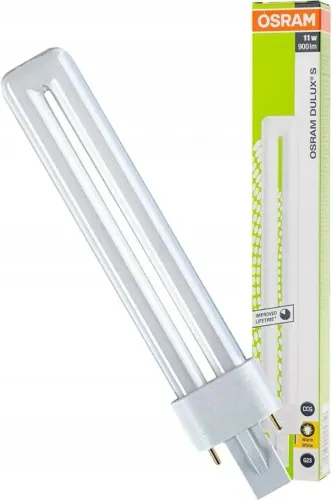 Osram - Lampada Fluor Dulux S 11w - Cor 840 Ou 827 - 2 Pinos Cor Da Luz 840 - 4000k
