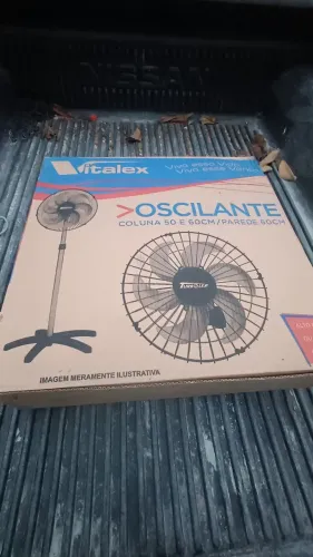 Ventilador de parede 60cm, novo, na caixa, bivolt