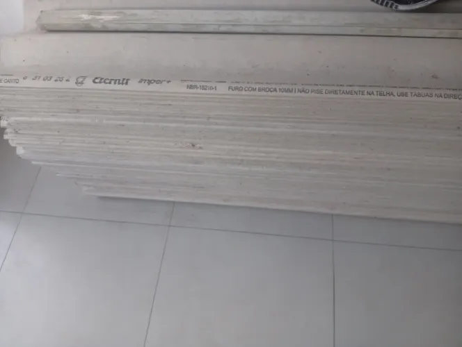 Telhas Ondina fibrocimento R$24,00 pra retirar R$27,00 pra entregar