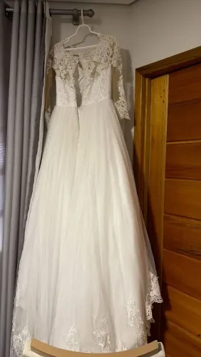 Vestido de Noiva - Tamanho M - Templo Fashion