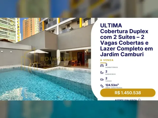 Incrível Cobertura em Jardim Camburi  Espaço Gourmet e Varanda Ampla!