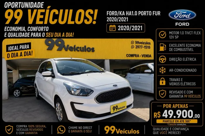 Ford KA 1.0 S Tivct Flex 5P 2021