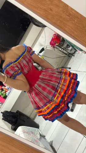 Vestido de quadrilha 