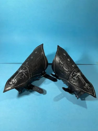 Braceletes Aragorn - Couro Legítimo - Cosplay