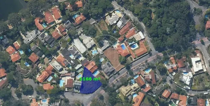 Terreno à venda no Bolão de Interlagos, 1166 m² por R$ 1.400.000 - Interlagos - São Paulo/