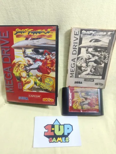 Cartucho para mega drive Street fighter 2 special Champion edit completo