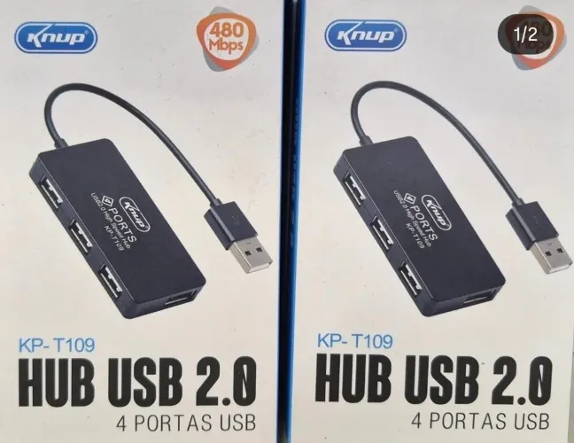 USB HUB 3 PORTAS USB 2.0 REF.: KP-T117<br>