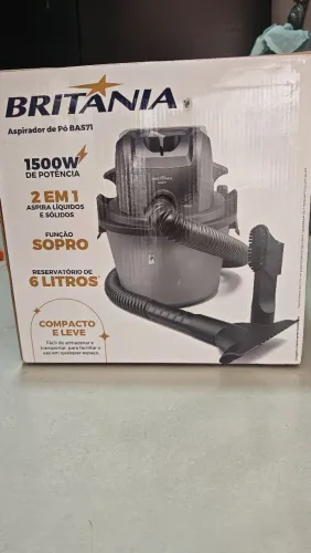 Aspirador de pó e água lacrado