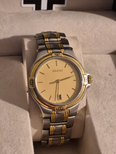 GUCCI | 9040 M | AÇO E OURO | ANOS 90 | VINTAGE