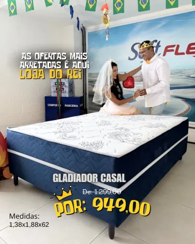 Cama Casal Molas Ensacadas R$949 à Vista | Frete Grátis + 12x Sem Juros