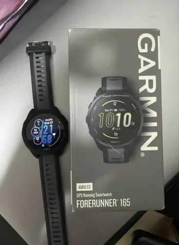 Garmin forrunner 165 (12 dias de uso + Capa e Película aplicadas)