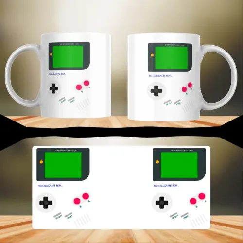 Caneca de Porcelana Gamer Game Boy