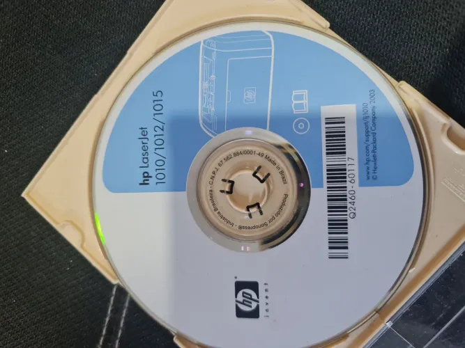 CD INSTALAÇÃO  HP LaserJet 1010/1012/1015