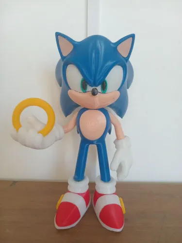Boneco sonic 24cm novo