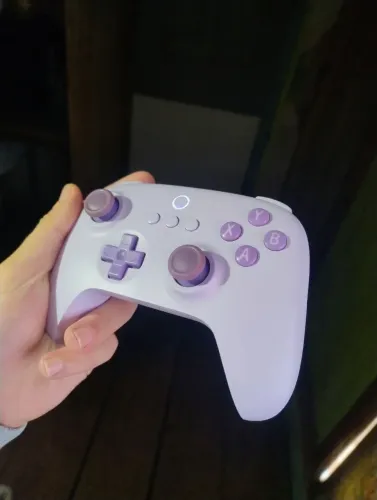 Controle Sem Fio 8BitDo Ultimate C 2.4G Lilás - Original (Sem Drift)