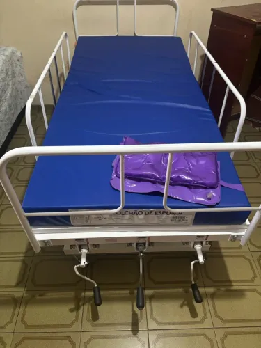 Cama hospitalar manual 3 movimentos 