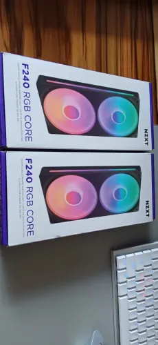Cooler Fan NZXT F240 RGB / Black - Novo e Lacrado (Unidade)