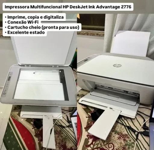 Impressora Multifuncional HP DeskJet Ink Advantage 2776