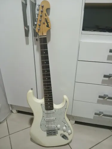 Guitarra Memphis MG32 Branca - Funcionando | Ótimo Preço | Leia a Descrição