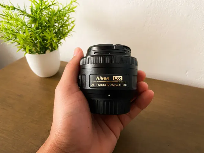 Lente nikon 35 mm 1.8 DX