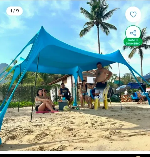 Barraca de praia nova