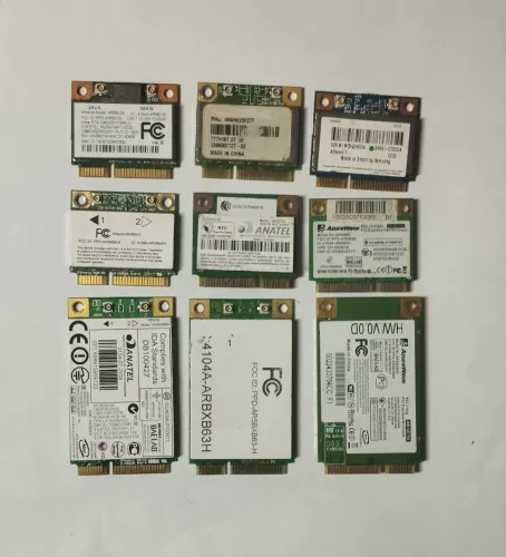 Placas mini PCI para notebook