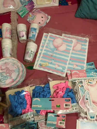Decoração de chá revelação 