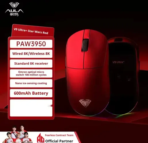 mouse gamer AULA V9 Ultra+