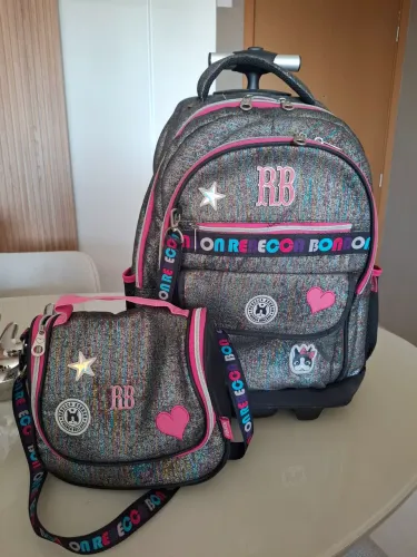 Mochila escolar e lancheira RB