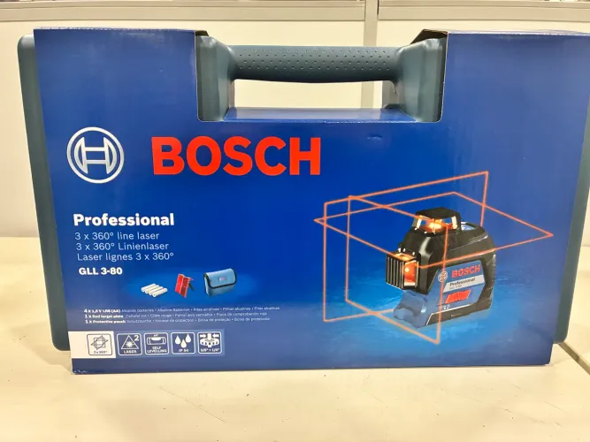 Nível a Laser Bosch GLL 3-80 Bosch Profissional Linhas Vermelhas