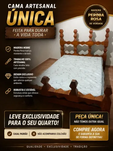 Cama artesanal