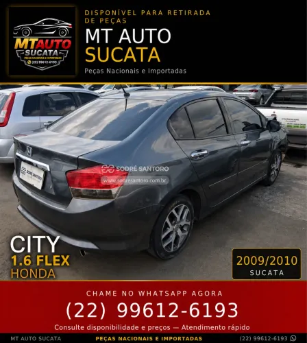 Sucata de Honda City 2010 disponível para venda de peças
