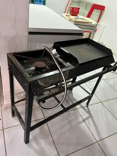 Chapa com boca industrial