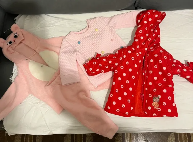 Lote Roupa/ Sapato Menina 1 ano