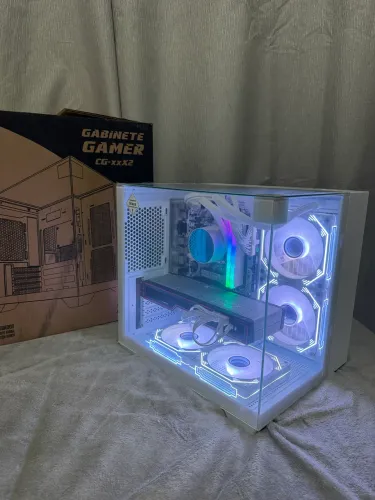 Pc gamer full white branco , Ryzen 5 ,16gb e rx6700xt garantia