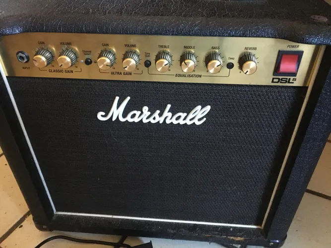 Amplificador Marshall DSL 5 - Valvulado