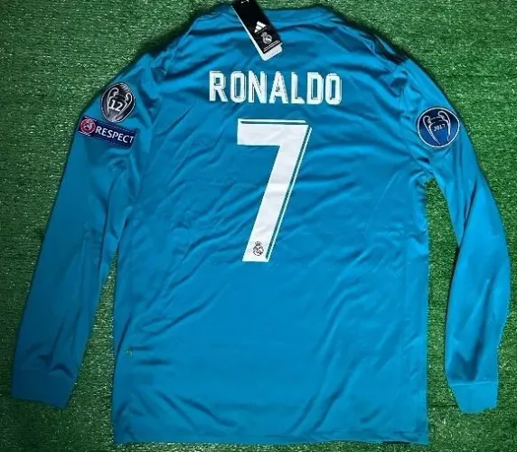 Camisa Real Madrid (Manga Longa) 17/18 Cristiano Ronaldo