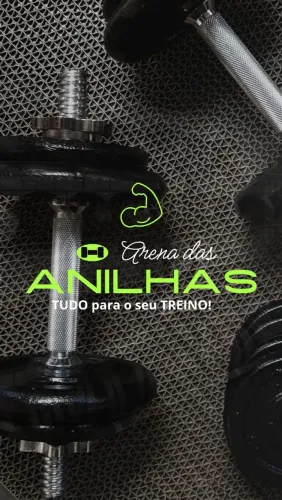 Anilhas para treino de academia 