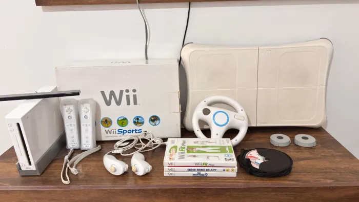 Nintendo Wii Completo + Kit Balance Board e Jogos 