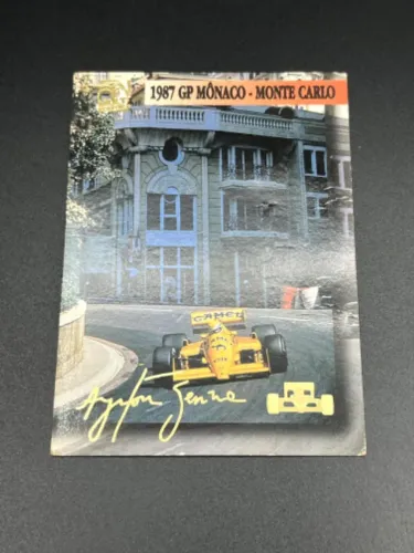 CARD COLECIONAVEL AYRTON SENNA 1987