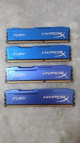Hyperx-fury-4x8=32 Giga Todas Informações Na Descrição (Leia Por Favor)